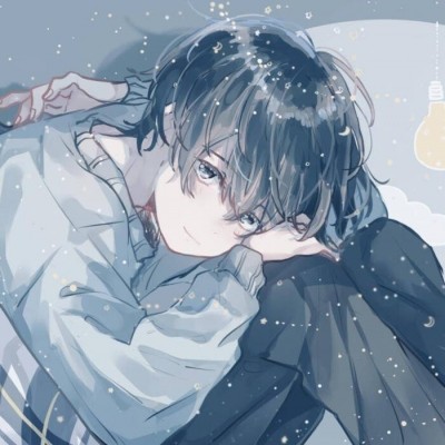 二次元超酷手绘男头