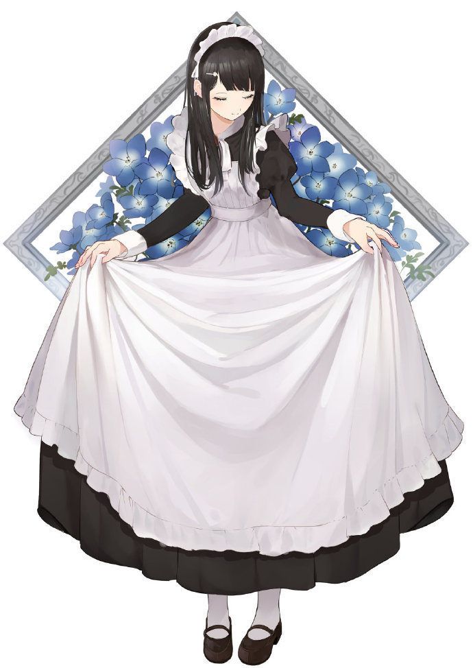 拉着大女仆裙摆翩翩起舞吧～来自日本二次元画师栞しい
