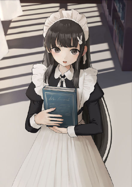 拉着大女仆裙摆翩翩起舞吧～来自日本二次元画师栞しい
