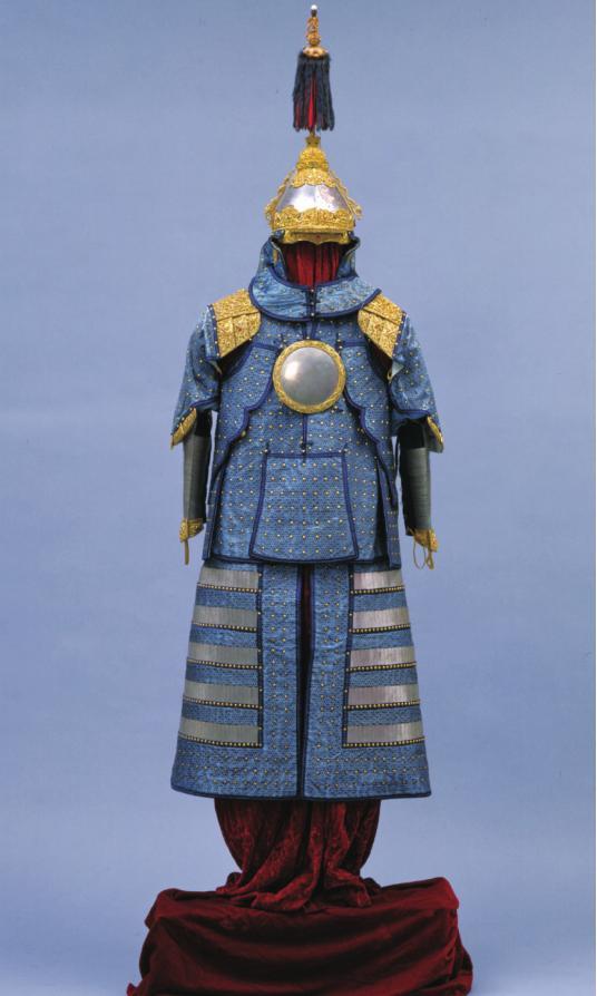 故宫收藏的努尔哈赤,皇太极,福临三幅甲胄,揭示出明清甲胄变化