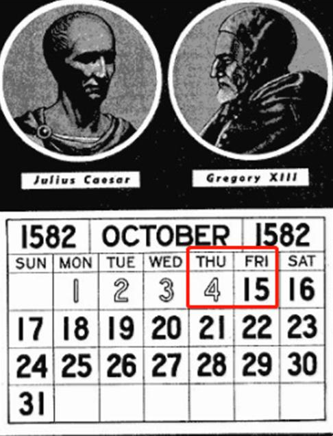 为何1582年的10月只有21天,究竟发生了什么 那10天去哪儿了