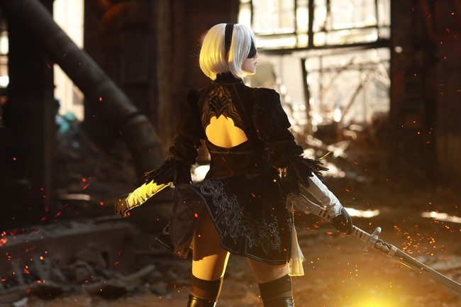 《尼尔:机械纪元—2b cosplay