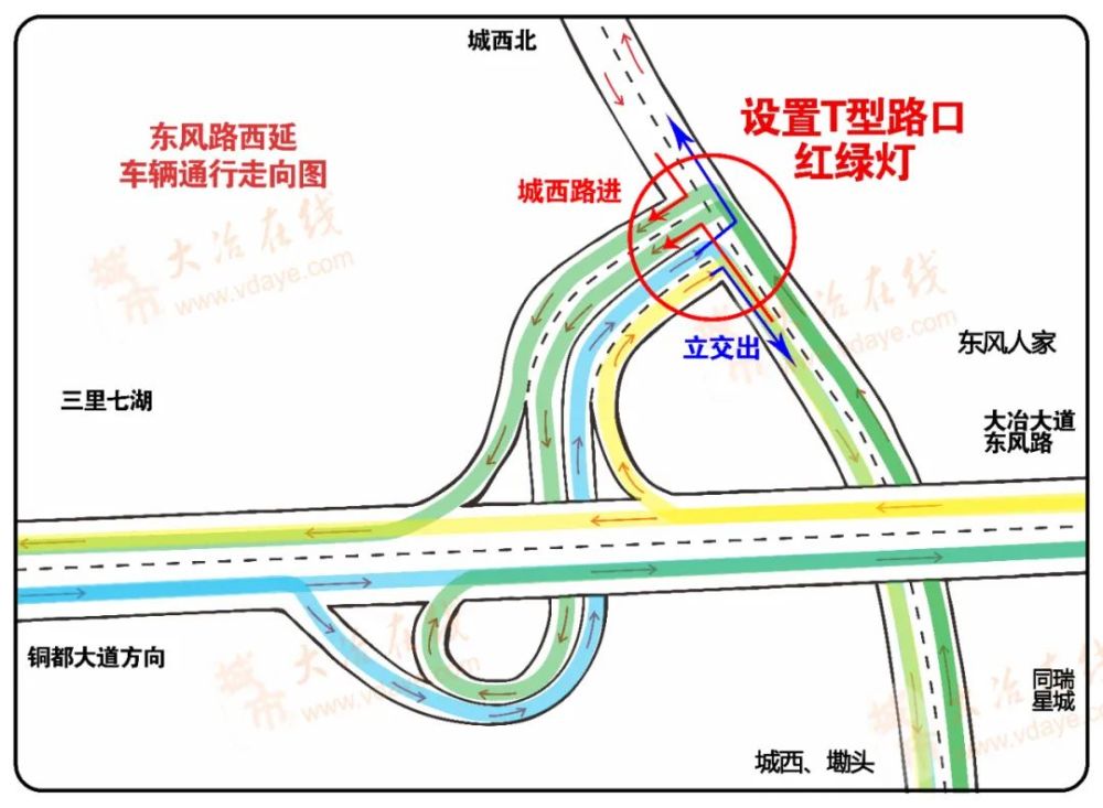 高架桥定了!大冶东风路西延将有这些变化