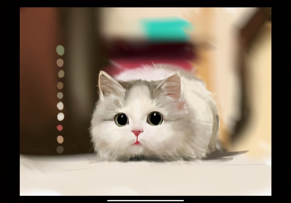 厚涂插画～可可爱爱的猫咪厚涂