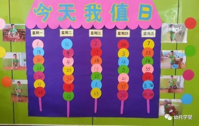 生活教育幼儿园中大班值日生轮流表这样设计孩子们干活更起劲儿