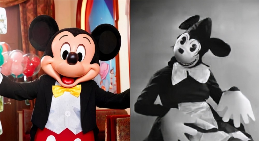 迪士尼人物初始形象曝光,米老鼠成童年噩梦,老版形象吓坏众人