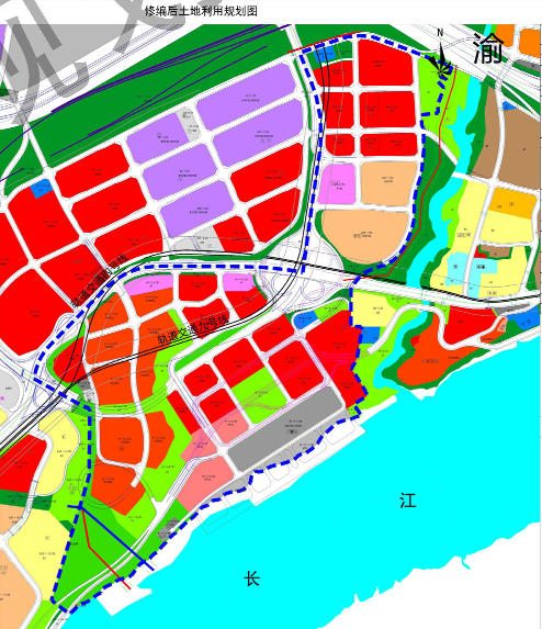 唐家沱双碑地块调规涉及用地性质限高等