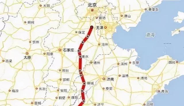 京港高铁即将全线贯通只差雄商高铁了和京广以及京沪高铁并列
