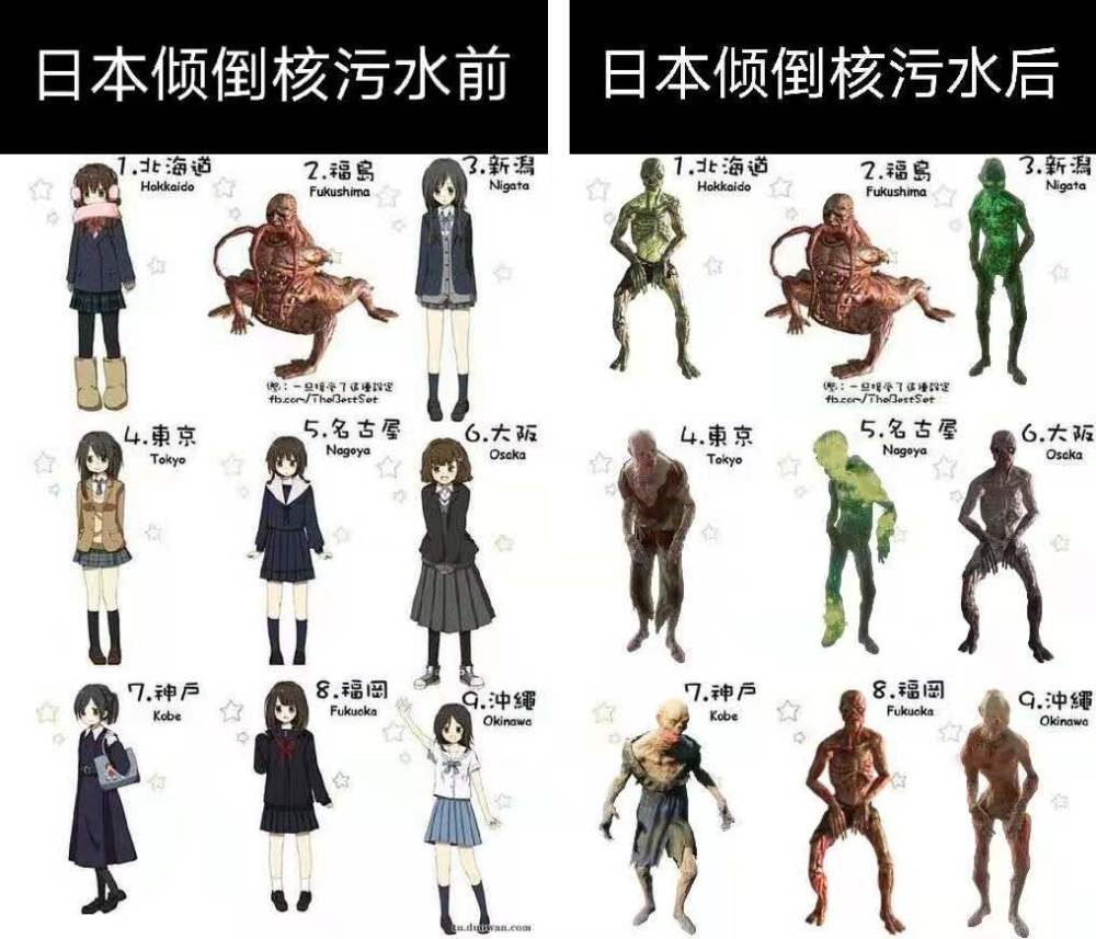 排核废水后的日本人会长成什么样?网友用图给出了答案_腾讯新闻