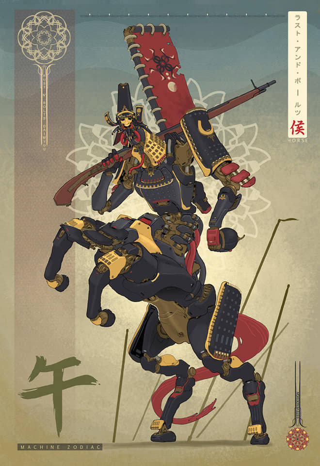 模玩控:12生肖武士机甲设计,大家喜欢哪款设计?
