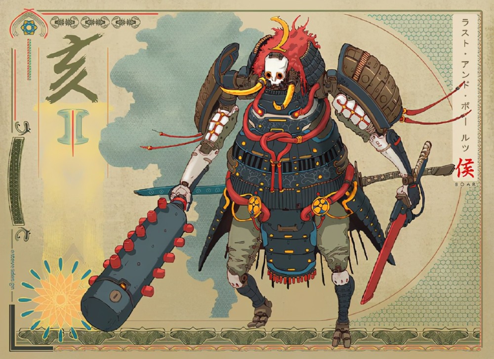模玩控:12生肖武士机甲设计,大家喜欢哪款设计?