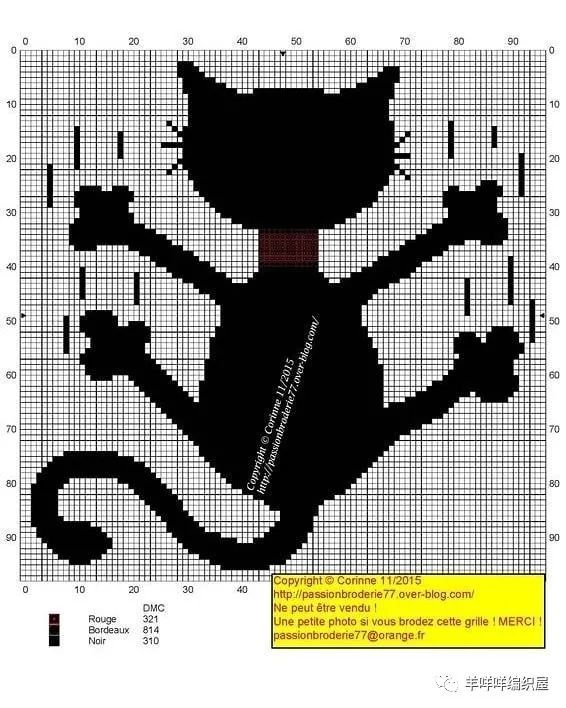 多款猫咪编织图案