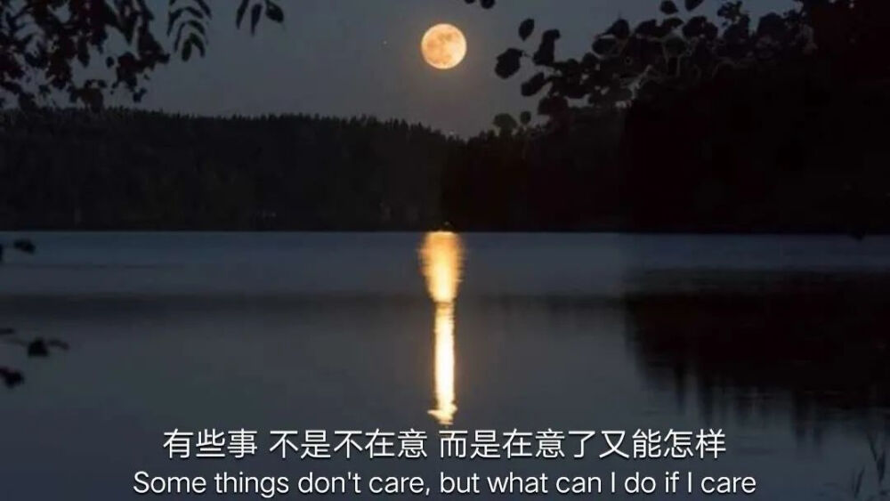 有些事,不是不在意,而是在意了又能怎样