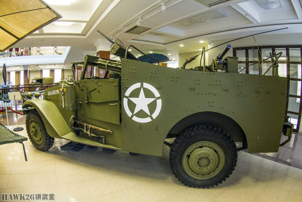 钻进美国m3a1装甲侦察车 曾是二战苏军重要装备 赢得士兵喜爱