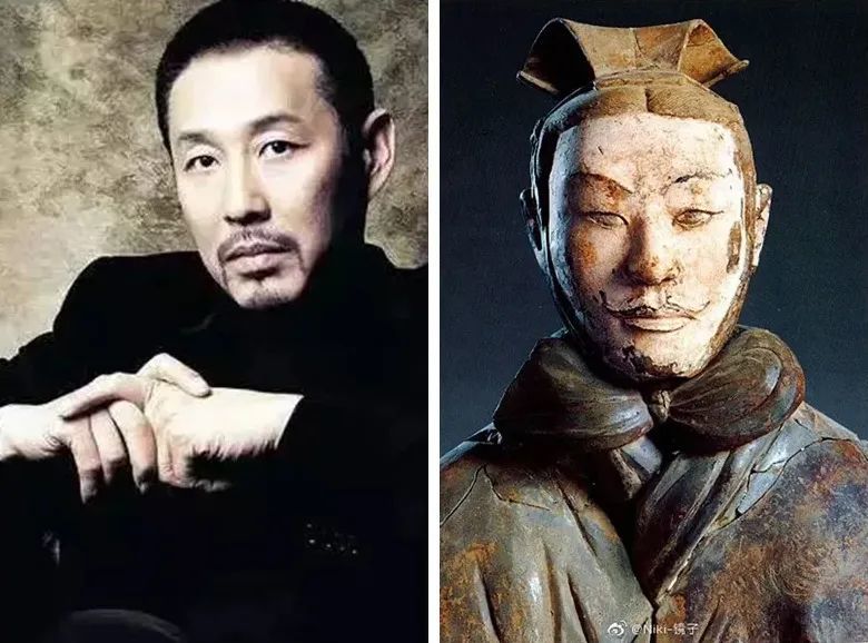 秦兵马俑里找到了陈道明