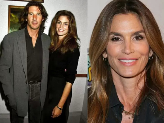 辛迪·克劳福德(cindy crawford)于2011年与理查德·基尔(richard