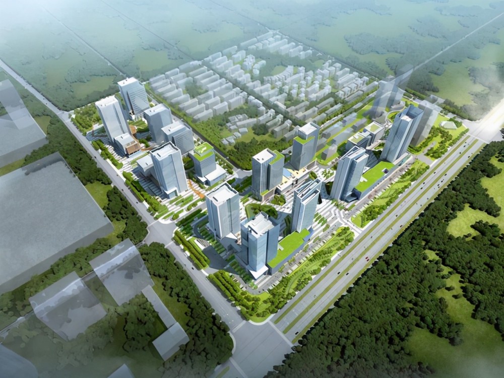 总建面70万平方米,衡阳高新区总部基地预计年底投入运营