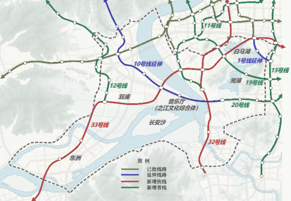 富阳或迎双地铁杭州地铁四期公布14号线起于富阳西站