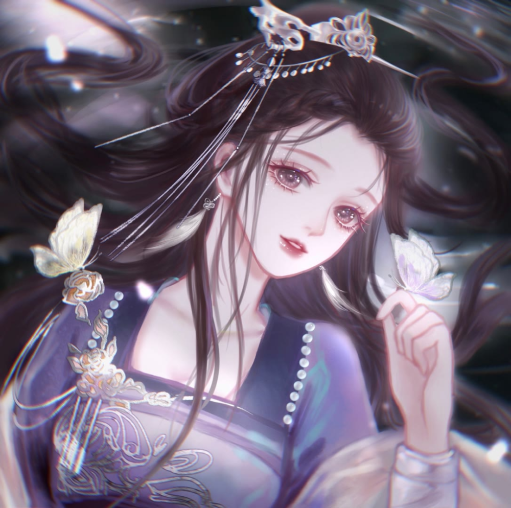 古风动漫闺蜜头像:携满天星辰赠你,仍觉星辰不及你_腾讯新闻