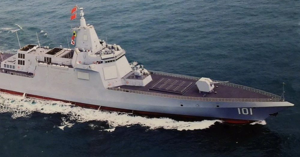 美媒:055型驱逐舰隐身性能强大!中国发展隐身战舰对解放台湾极为有用