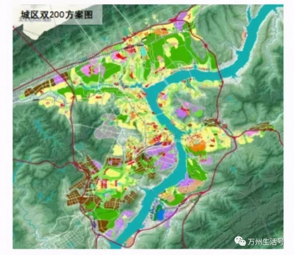万州区城市2025规划,万州2035规划图 人口从哪里来?重庆14个区规划城区人口超过100万