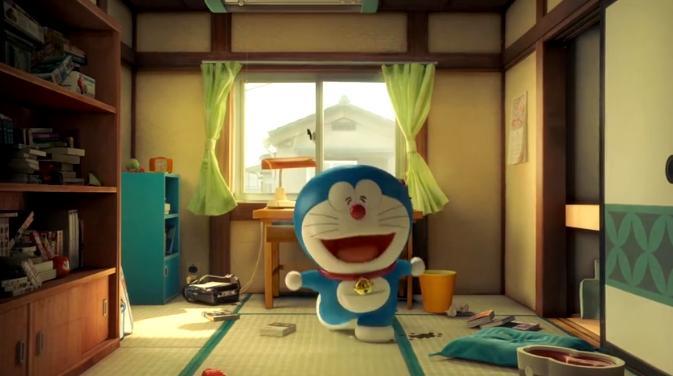 哆啦a梦最新剧场版五月上映,仍是3d画风,看到海报就破防了!