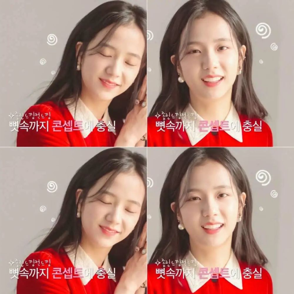 金智秀jisoo戴珍珠耳环的少女