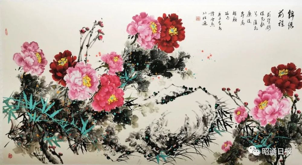 书画丨谭雪燕国画牡丹作品选十八幅