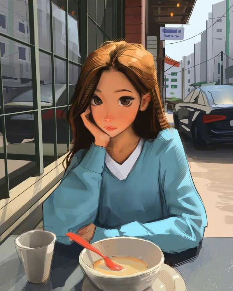 加拿大插画师sam yang笔下的可爱女孩儿们