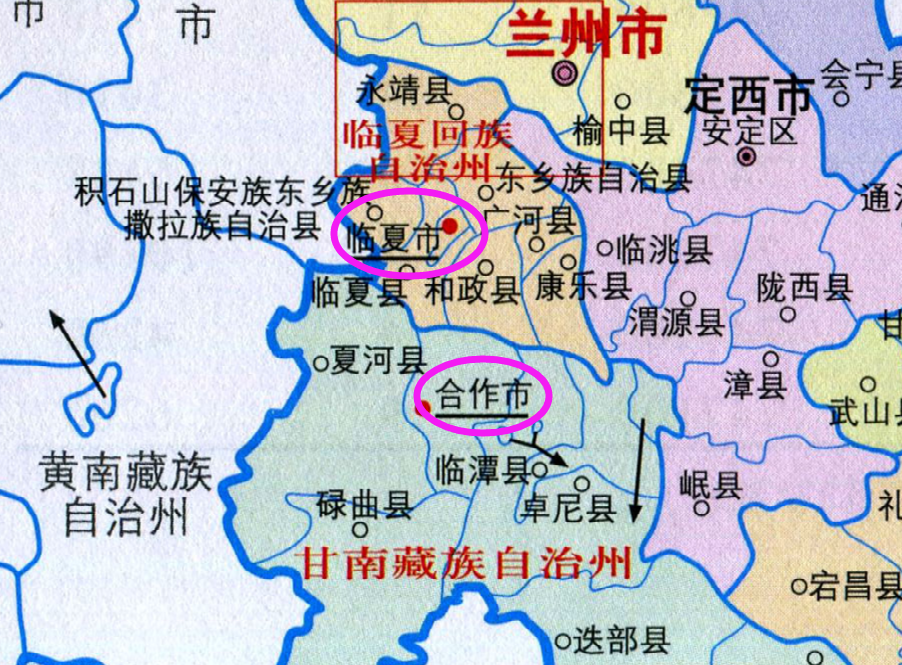 甘肃5个县级市建成区面积,城区人口:临夏市大幅领先