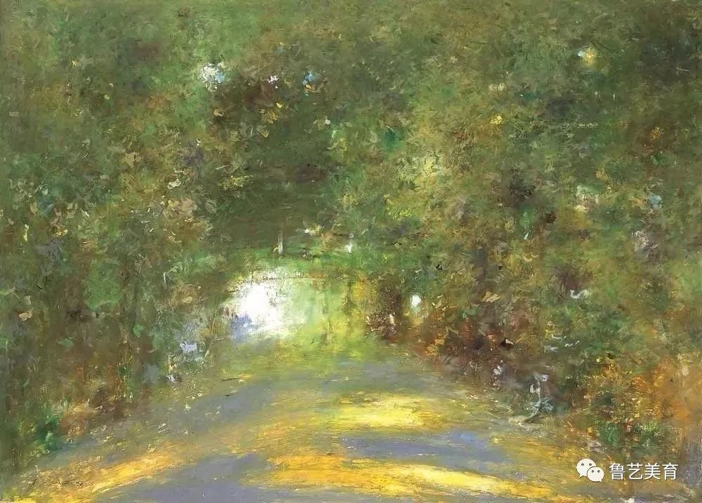 郭润文油画色彩风景作品