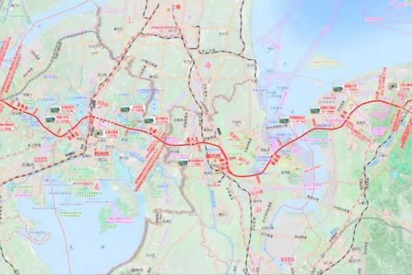 浙江未来5年高铁规划,3条高铁路线在建,有望形成1小时