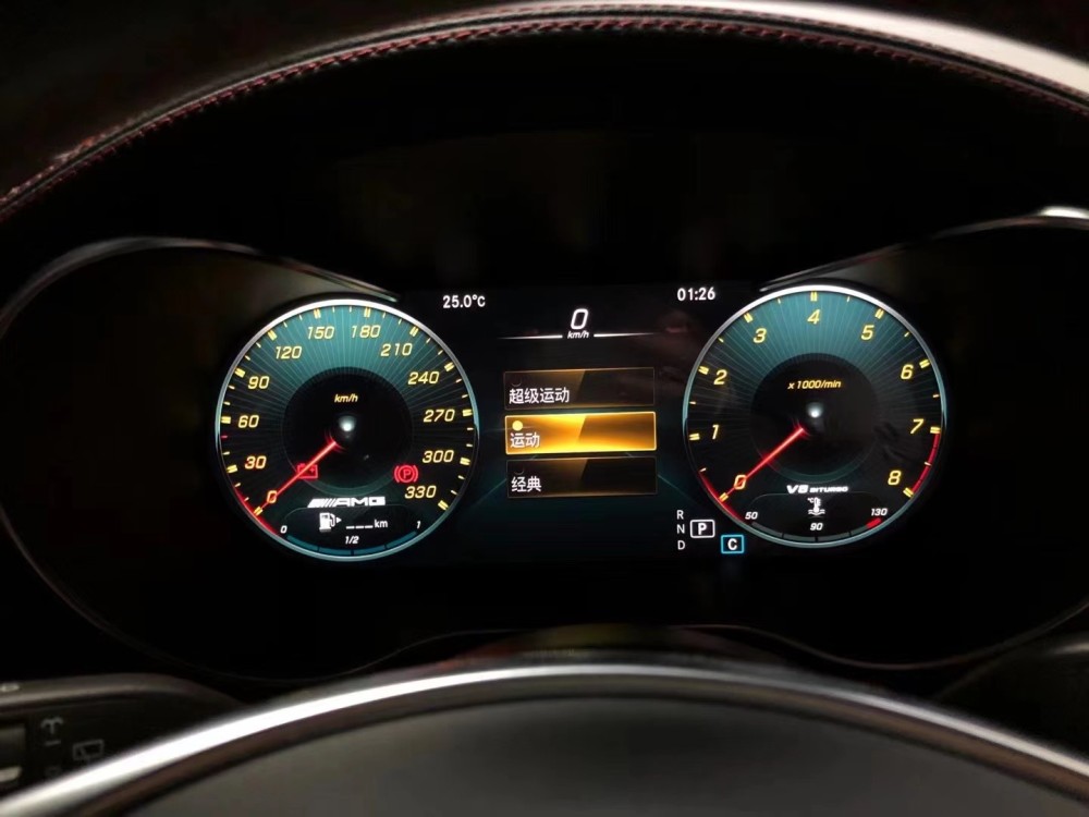 【豪车道】奔驰glc43老款改新款主机屏幕,液晶仪表