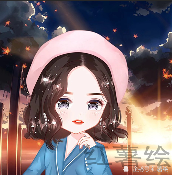 q版水晶升级版,这版的头像画得可爱q萌,挖掘你可爱的每一分.
