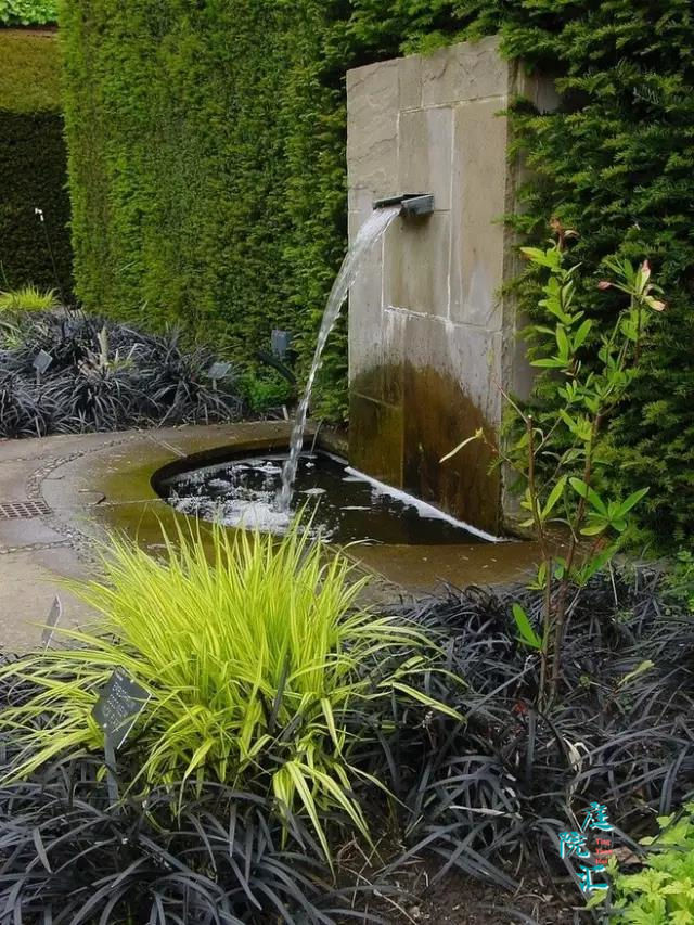 庭院创意小水景合集,如果你有个院子,面积再小也要做个水景!