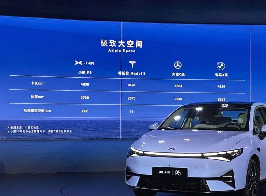 对标model3,小鹏新车p5亮相,将成特斯拉"杀手"?