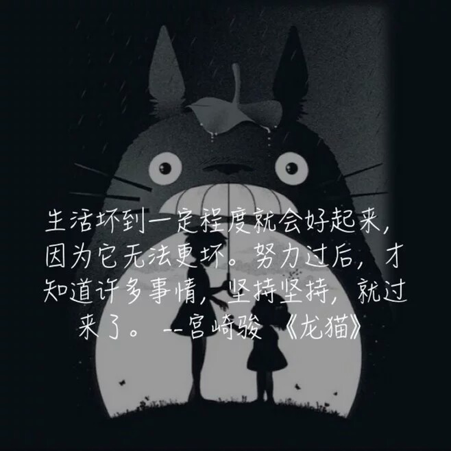 背景文案"你被宫崎骏的动漫打动过吗?