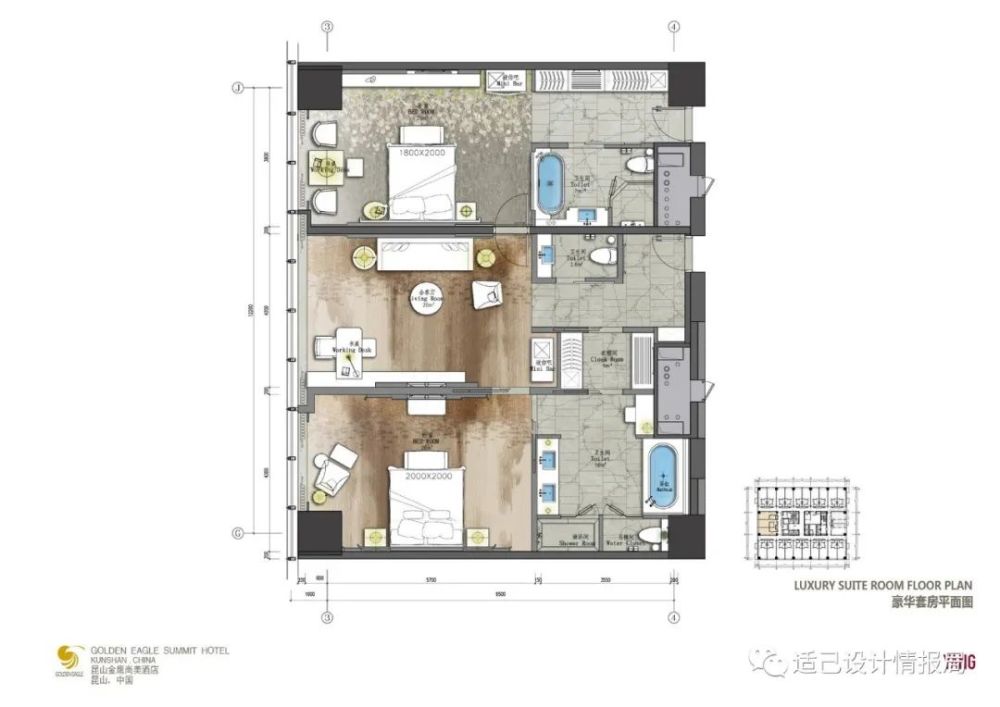 2021酒店平面布置图设计案例合集550张包含总统套房客房大堂