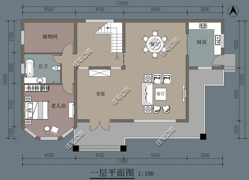回农村建房,宅基地面宽18米进深10米左右,怎么设计比较好?