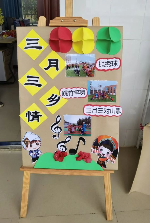 忻城县城关镇中心幼儿园"三月三"主题活动