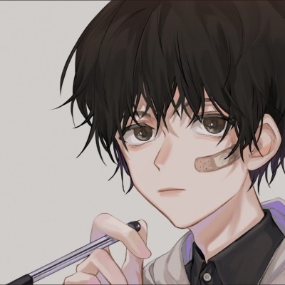 花美少年二次元超酷男头像