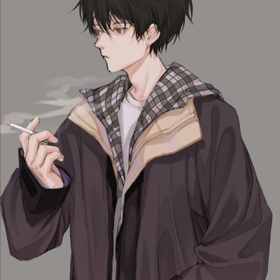 花美少年二次元超酷男头像