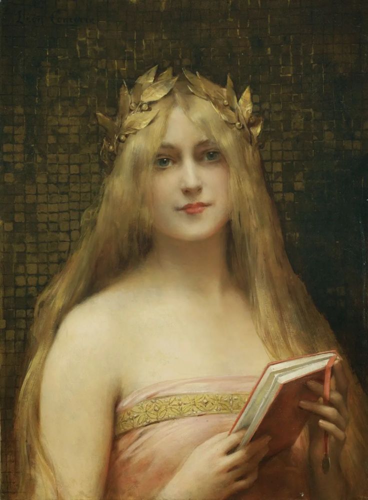 油画里的绝世美女,法国学院派画家莱昂
