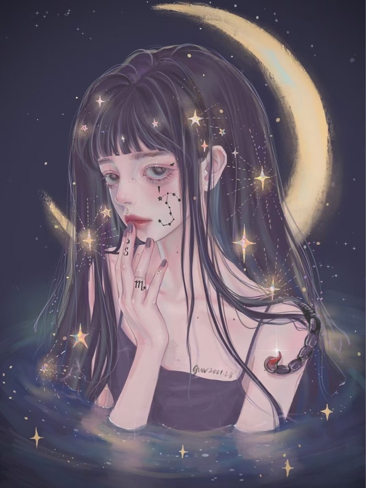 绝美珍藏版插画头像壁纸美图·少女心爆棚·神仙画风
