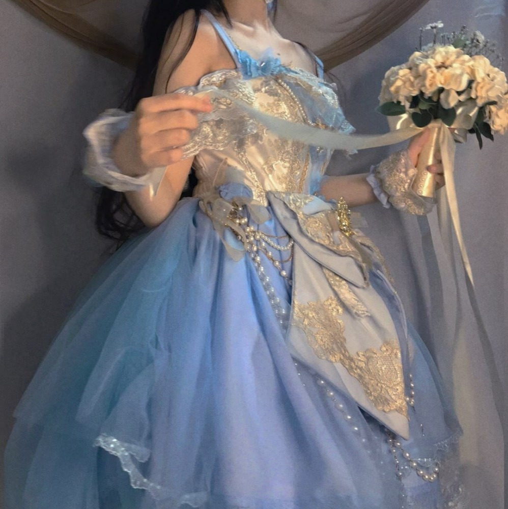 lolita·部位女头·洛丽塔·萝莉裙·背景图