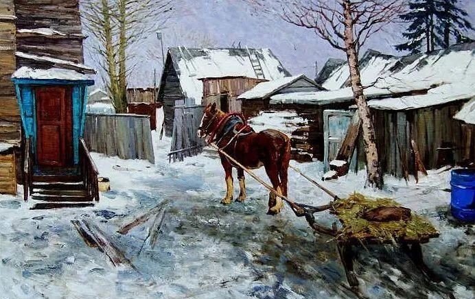 率真而有趣味的乡村风景画 俄罗斯dmitry vasily