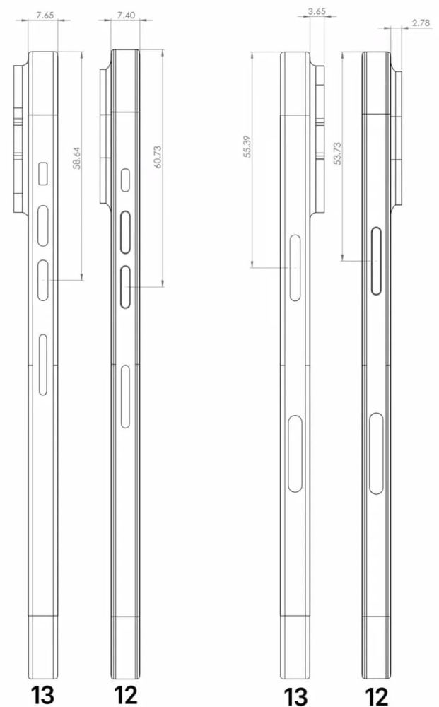 iphone 13 机身尺寸数据曝光,6 大改进