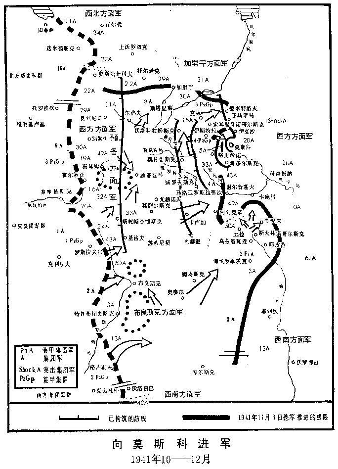 1941年秋,进军莫斯科前的第三帝国东线的战略准备分析