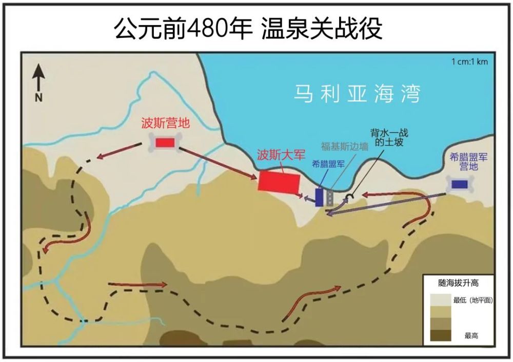 温泉关之战示意图斯巴达勇士的这段历史,有诸多值得探索的故事.