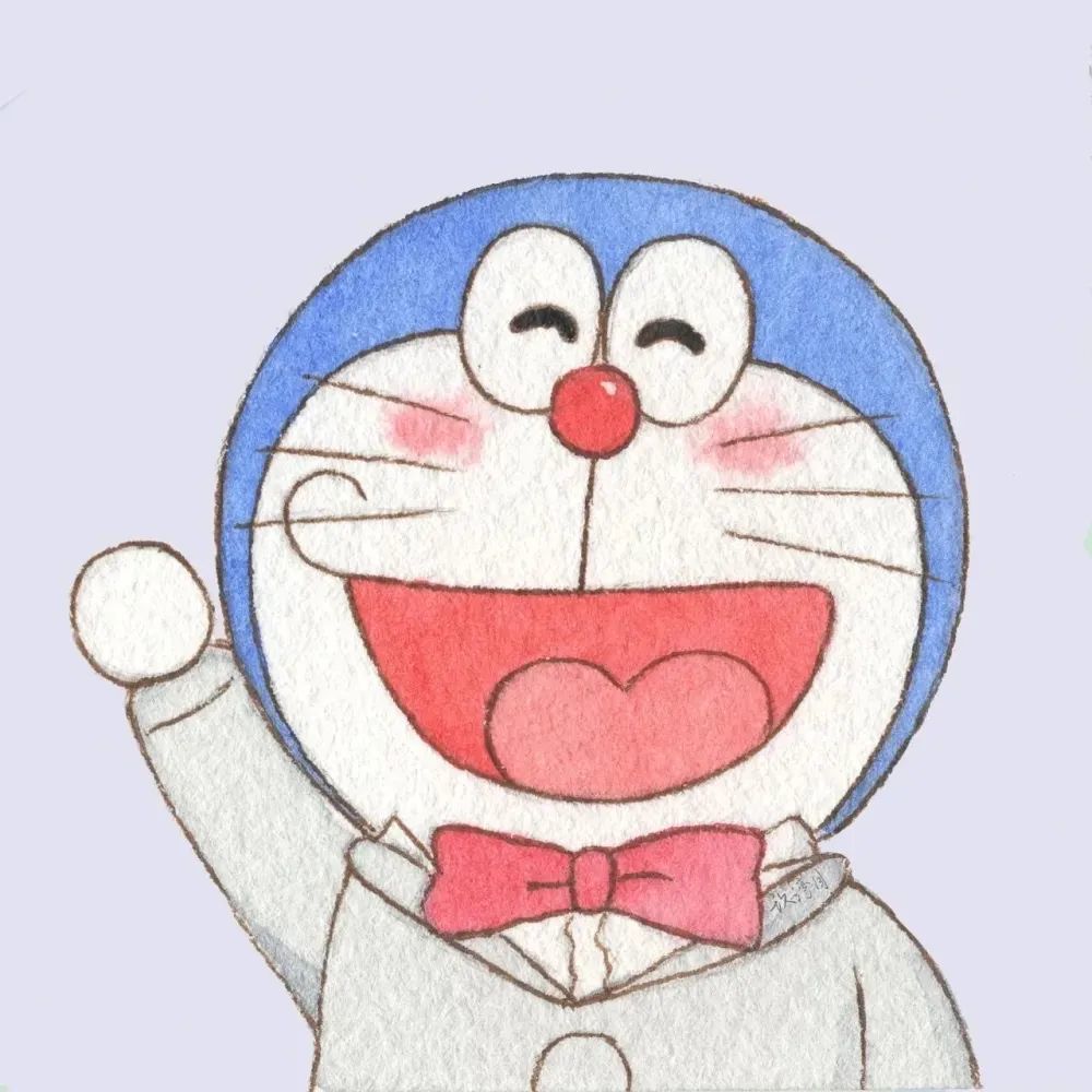 卡通头像|哆啦a梦系列头像大雄&叮当猫.